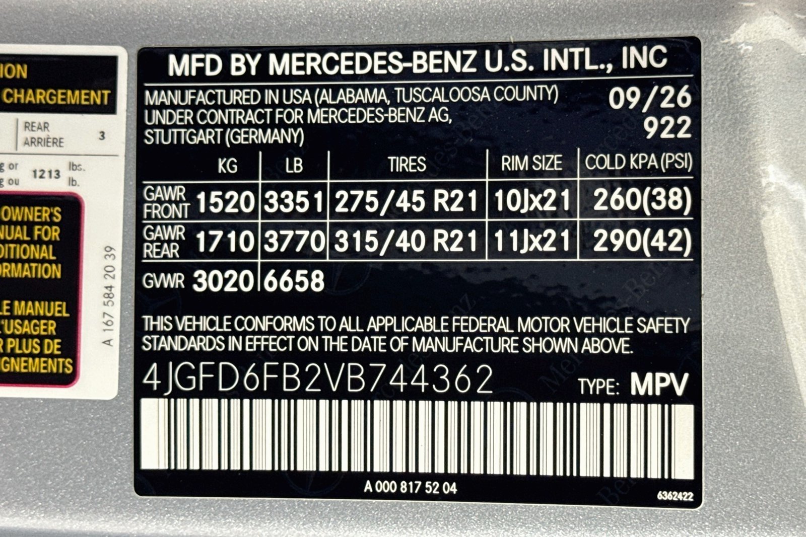 New 2027 Cirrus Silver Metallic Mercedes-Benz GLE 450 image 30