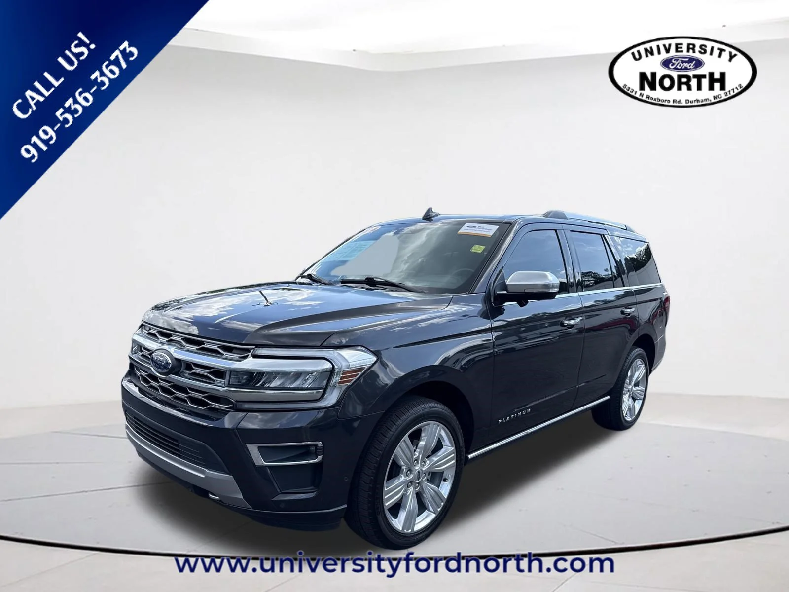 Used 2024 Dark Matter Gray Metallic Ford Platinum image 3