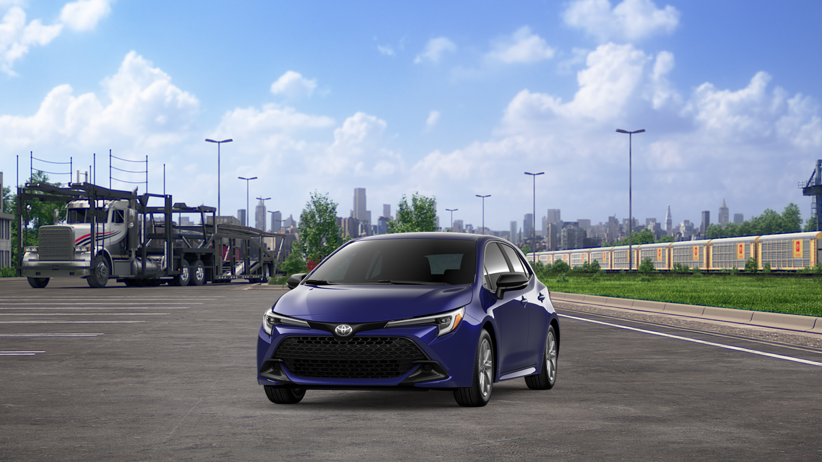 New 2026 Blue Crush Metallic Toyota SE image 18