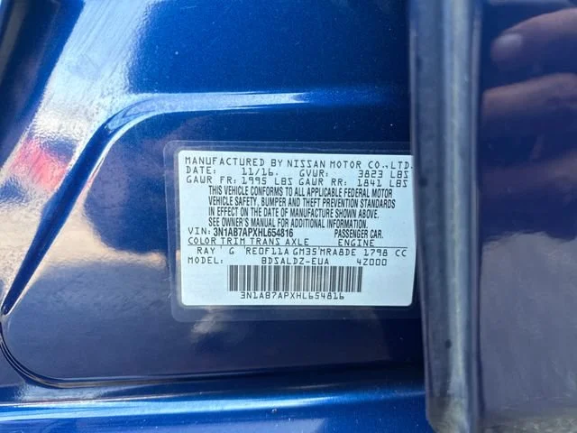 Used 2017 Deep Blue Pearl Nissan SV image 16