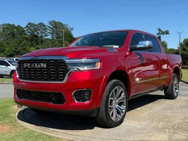 New 2026 Molten Red Pearl-Coat Exterior Paint RAM Tungsten image 3