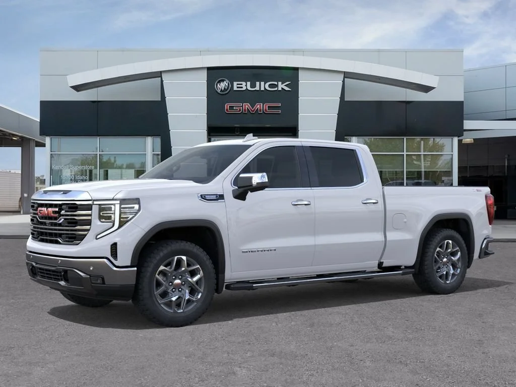 New 2026 Glacier White Tricoat GMC SLT image 2