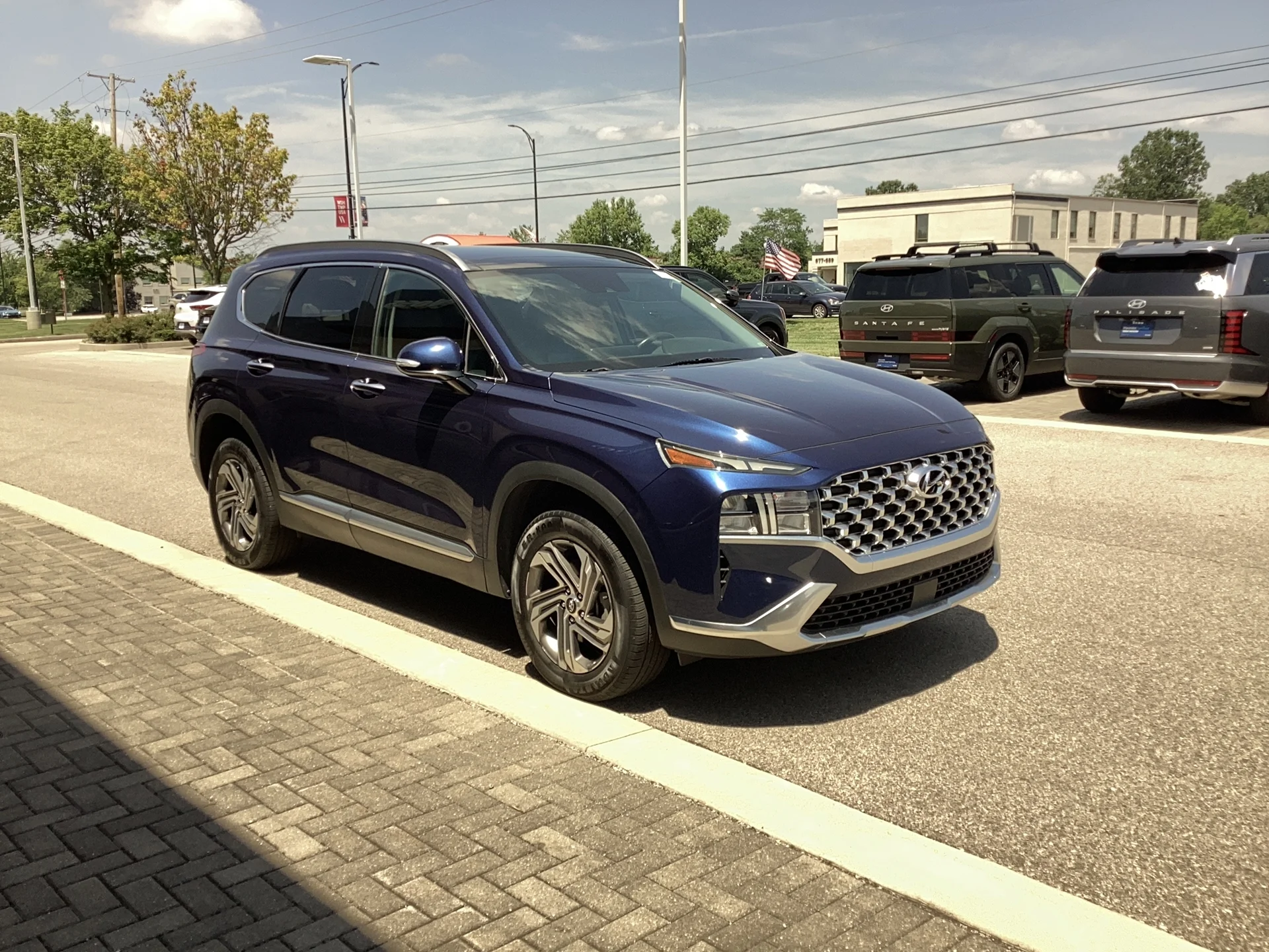 Used 2021 Stormy Sea Hyundai SEL image 1