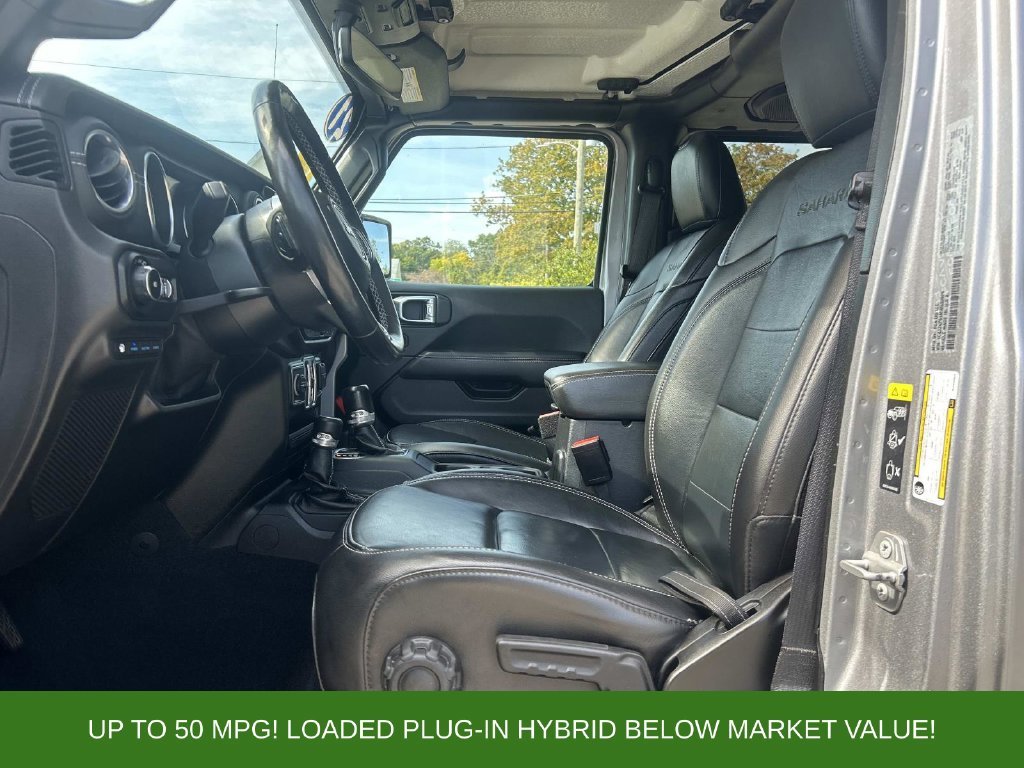 Used 2021 Silver Jeep Unlimited Sahara 4xe image 15