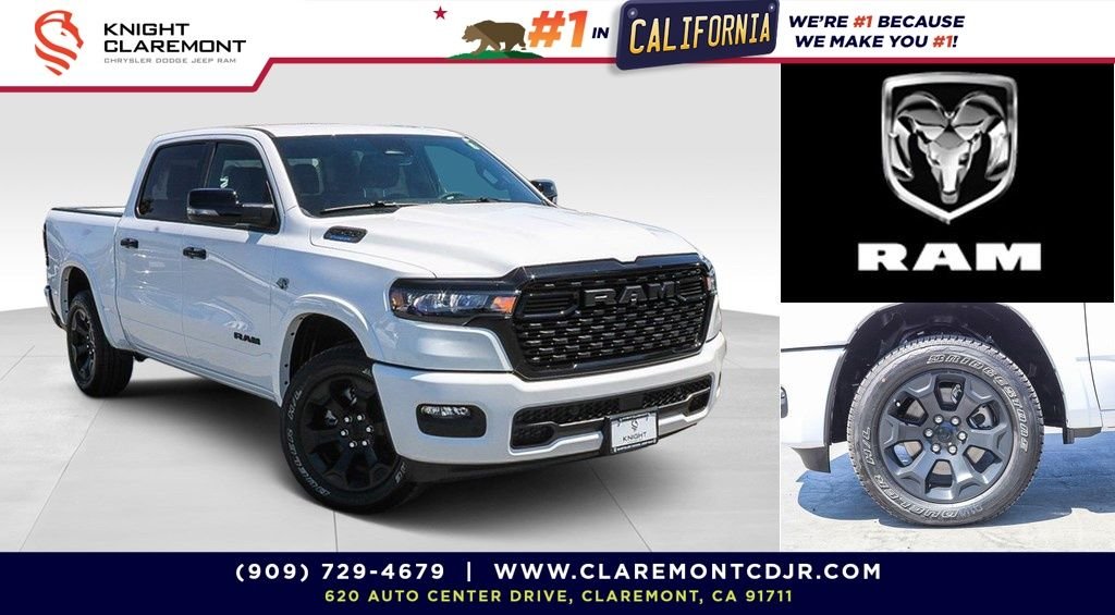 New 2026 Bright White Clearcoat Ram Big Horn/Lone Star image 1