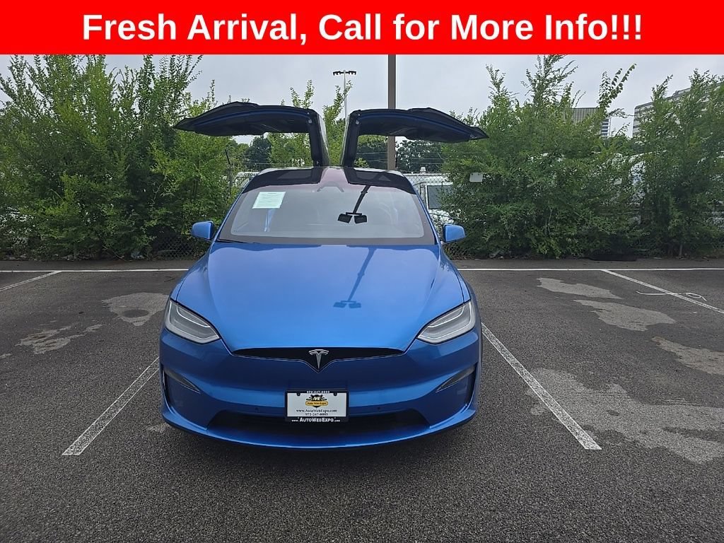 Used 2022 Tesla Model X Long Range with VIN 7SAXCDE57NF350299 for sale in Kansas City, MO