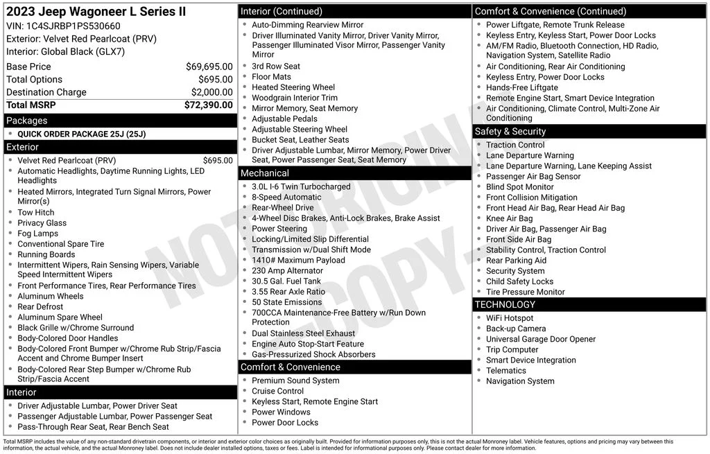 Used 2023 Red Jeep Series II image 29