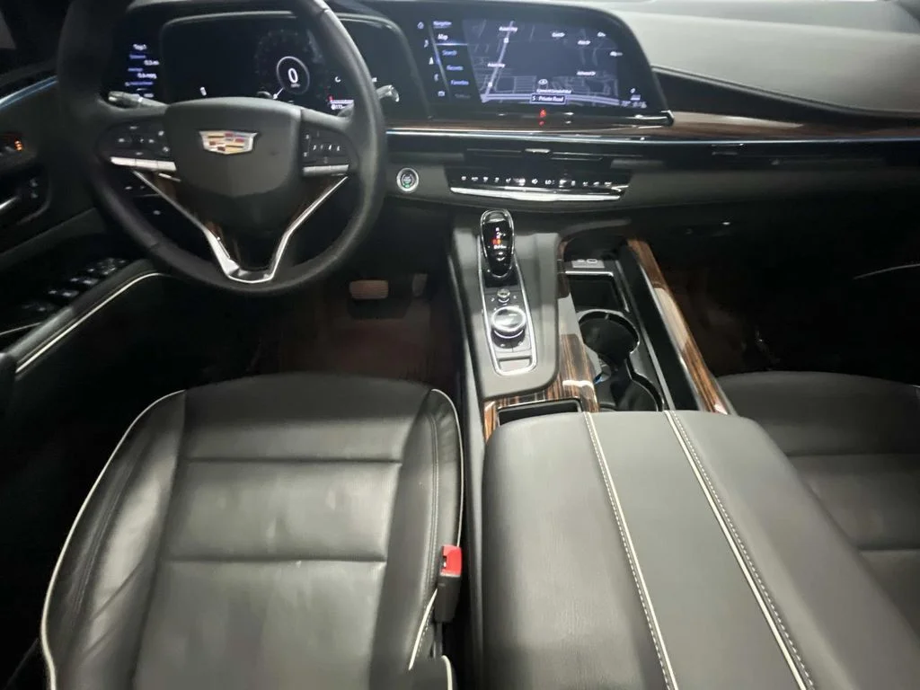 Used 2024 Argent Silver Metallic Cadillac Premium Luxury image 14