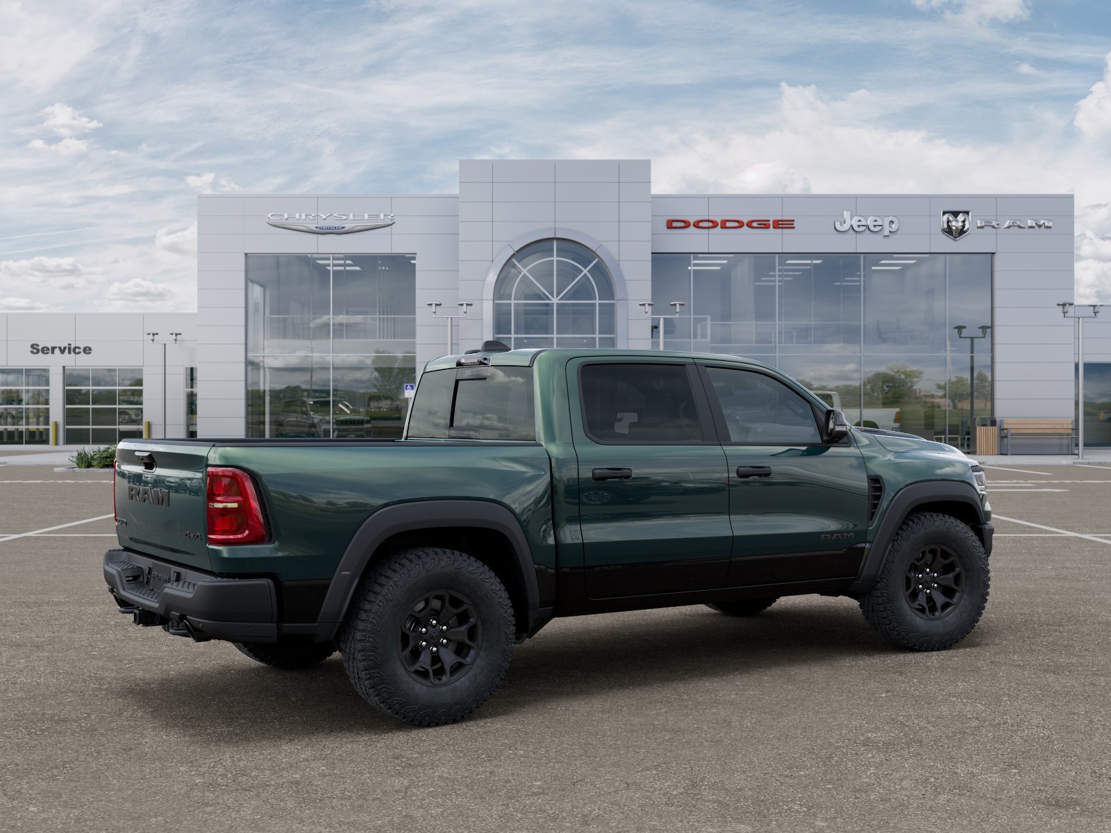 New 2026 Serrano-Green Metallic Exterior Paint RAM RHO image 30