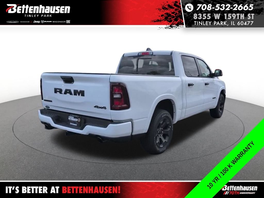New 2026 Bright White Clear-Coat Exterior Paint RAM Big Horn image 6