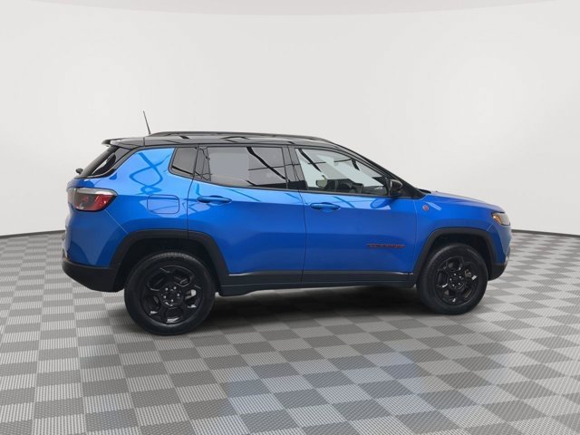 Used 2023 Laser Blue Pearlcoat Jeep Trailhawk image 35