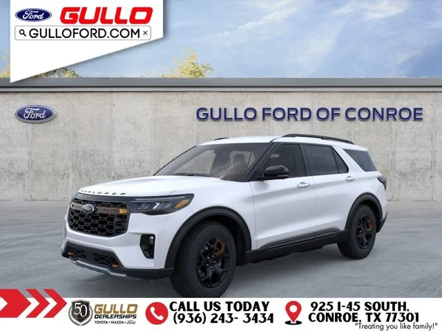 New 2026 Star White Metallic Tri-Coat Ford Tremor image 1
