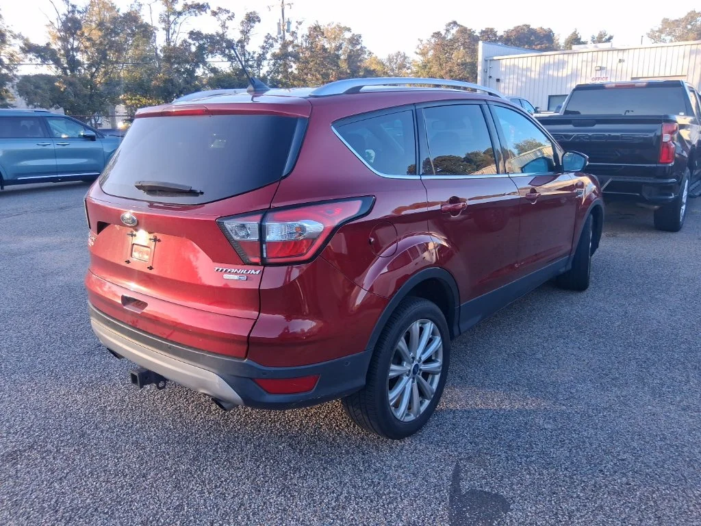 Used 2018 Red Ford Titanium image 4