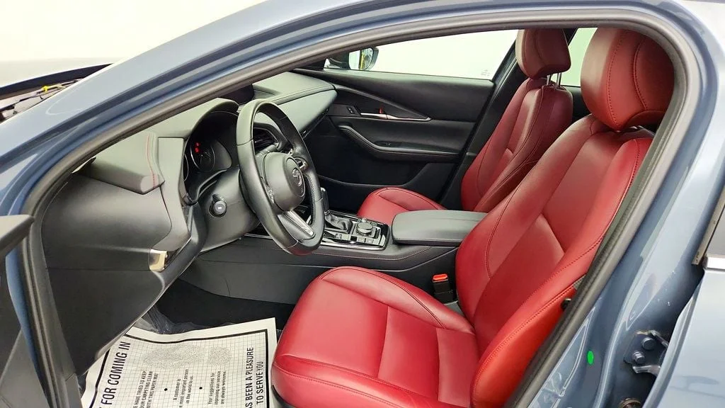 Used 2023 Polymetal Gray Metallic Mazda 2.5 S Carbon Edition AWD w/ Red Leather & Moonroof image 20