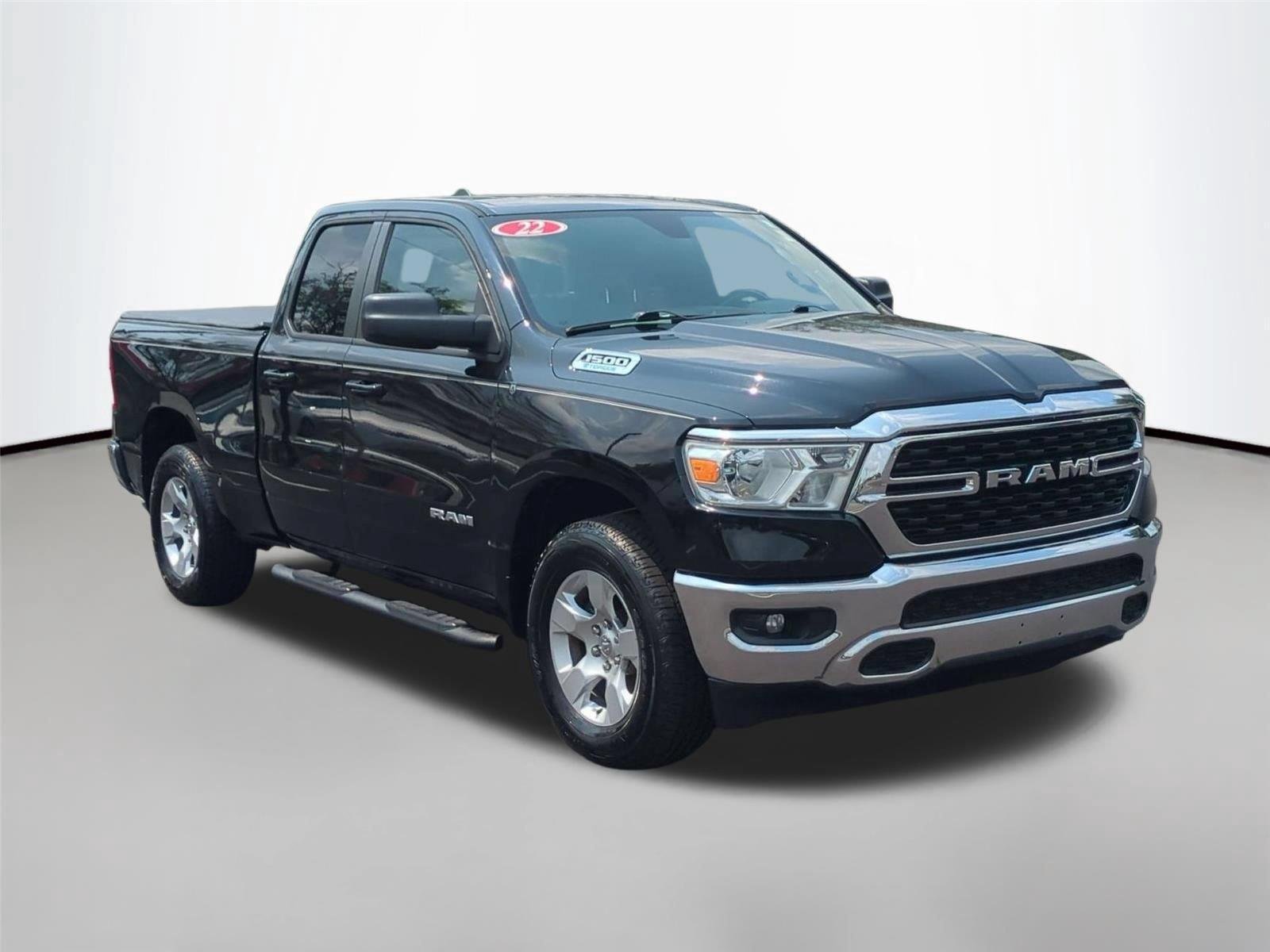 Used 2022 Diamond Black Crystal Pearlcoat Ram Big Horn image 7