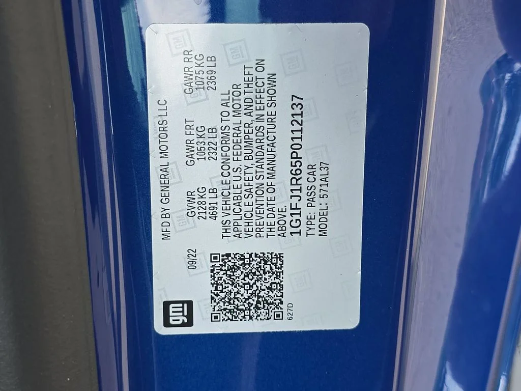 Used 2023 Blue Chevrolet ZL1 image 35