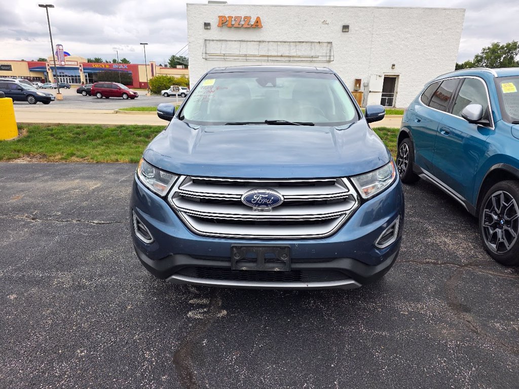 Used 2018 Blue Ford Titanium image 1