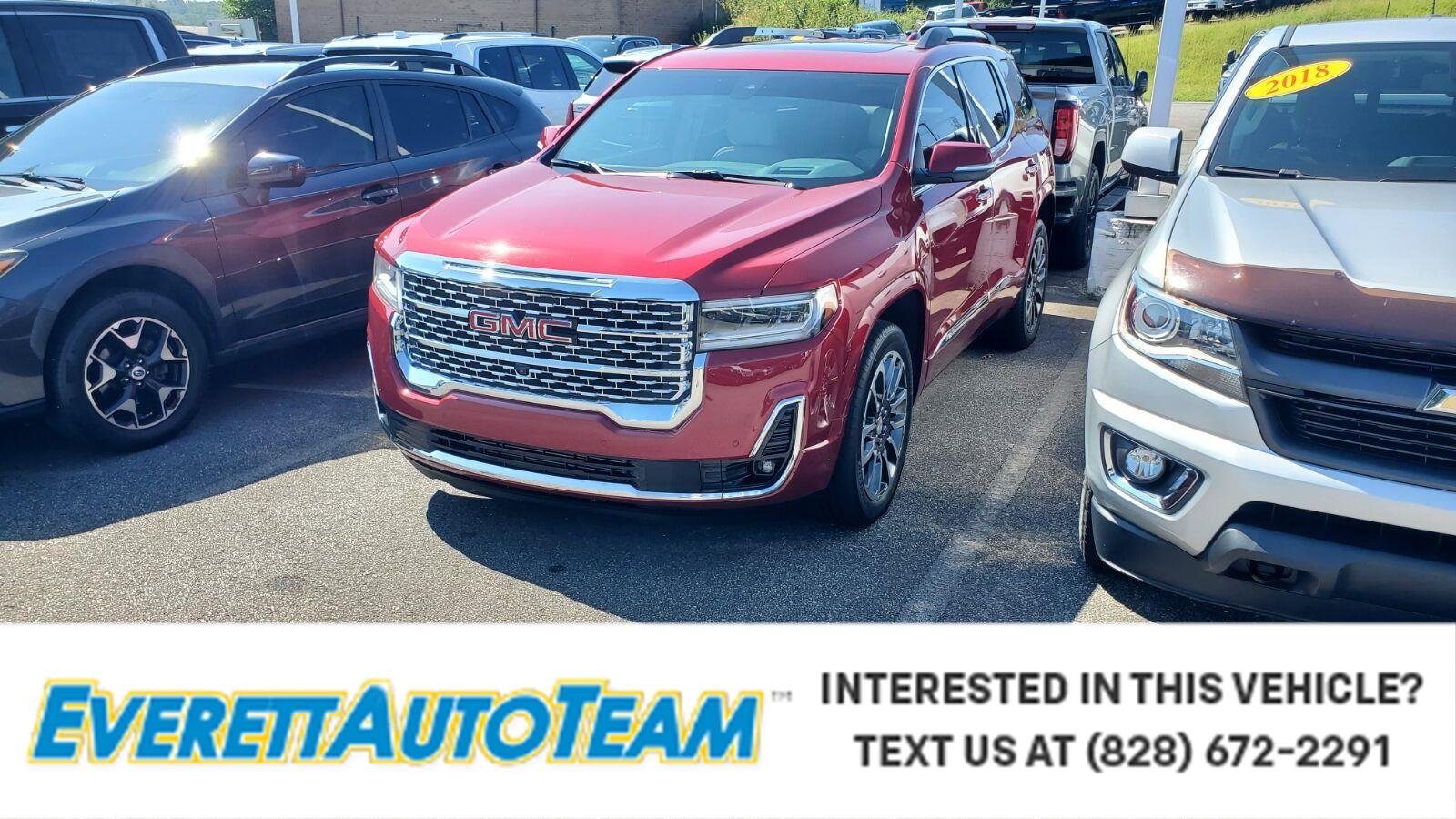 Used 2020 RED QUARTZ TINTCOAT GMC Denali image 1