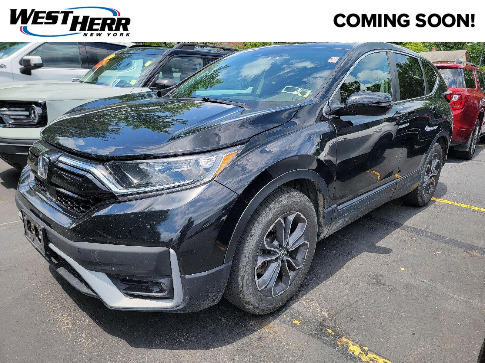 Used 2022 Crystal Black Pearl Honda EX image 1