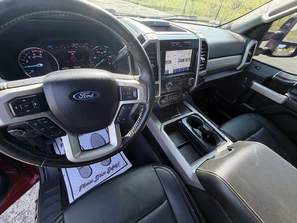 Used 2021 Red Ford Lariat image 19