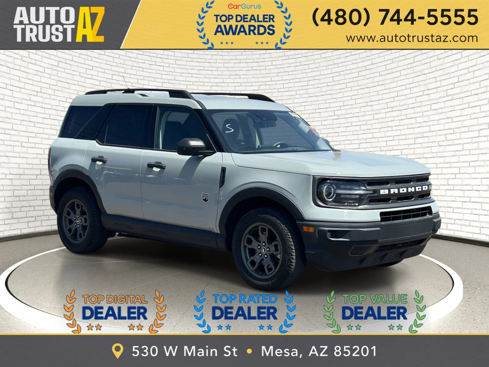 Used 2021 Cactus Gray Ford Big Bend image 1