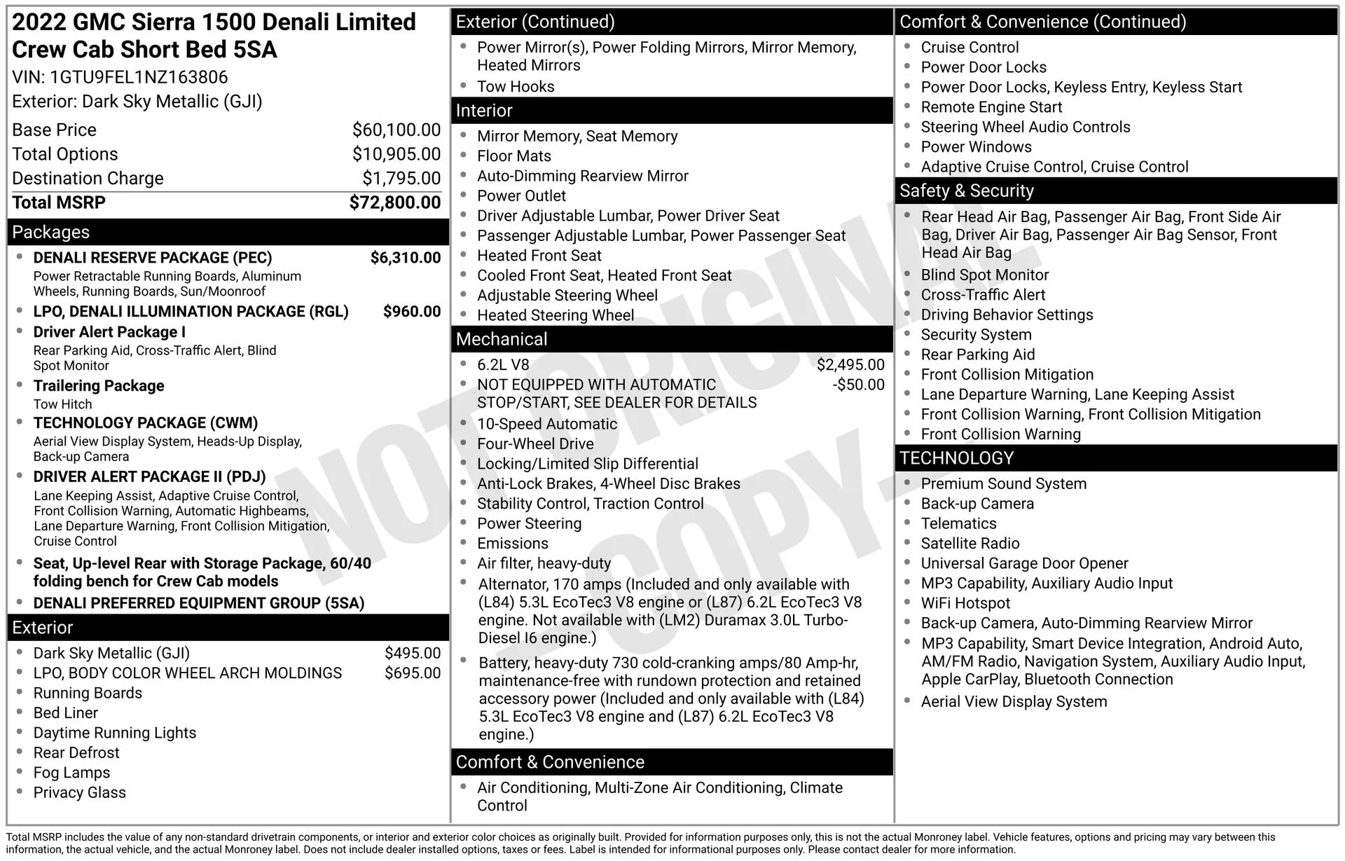 Used 2022 Blue GMC Denali image 44
