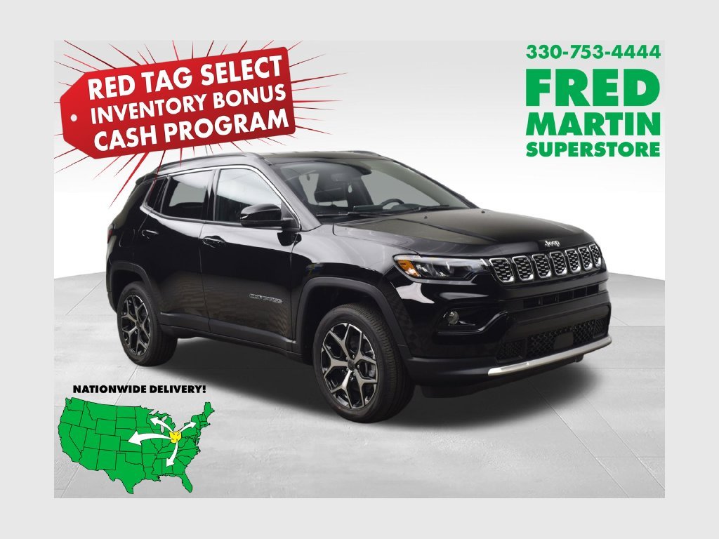 New 2026 Diamond Black Crystal Pearl-Coat Exterior Paint Jeep Limited image 1