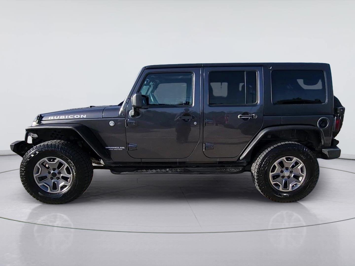 2017 Jeep Wrangler Unlimited Rubicon 4x4 Gray at Mac Haik CDJR North Houston
