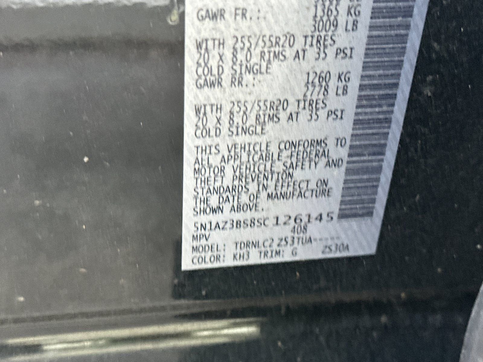 Used 2025 Super Black Nissan SV image 26
