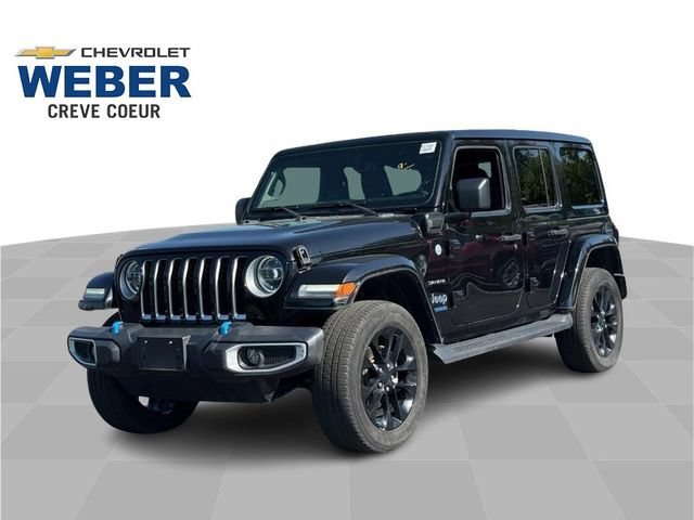 Used 2022 Black Jeep Unlimited Sahara 4x4 image 1