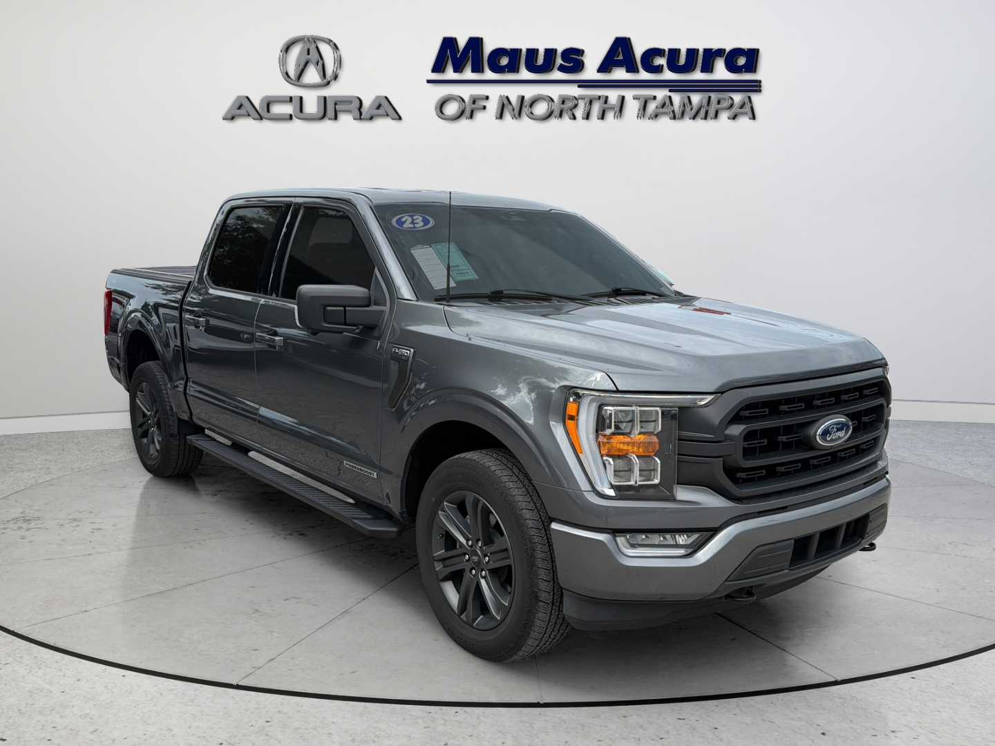 Used 2023 Gray Metallic Ford XLT image 1
