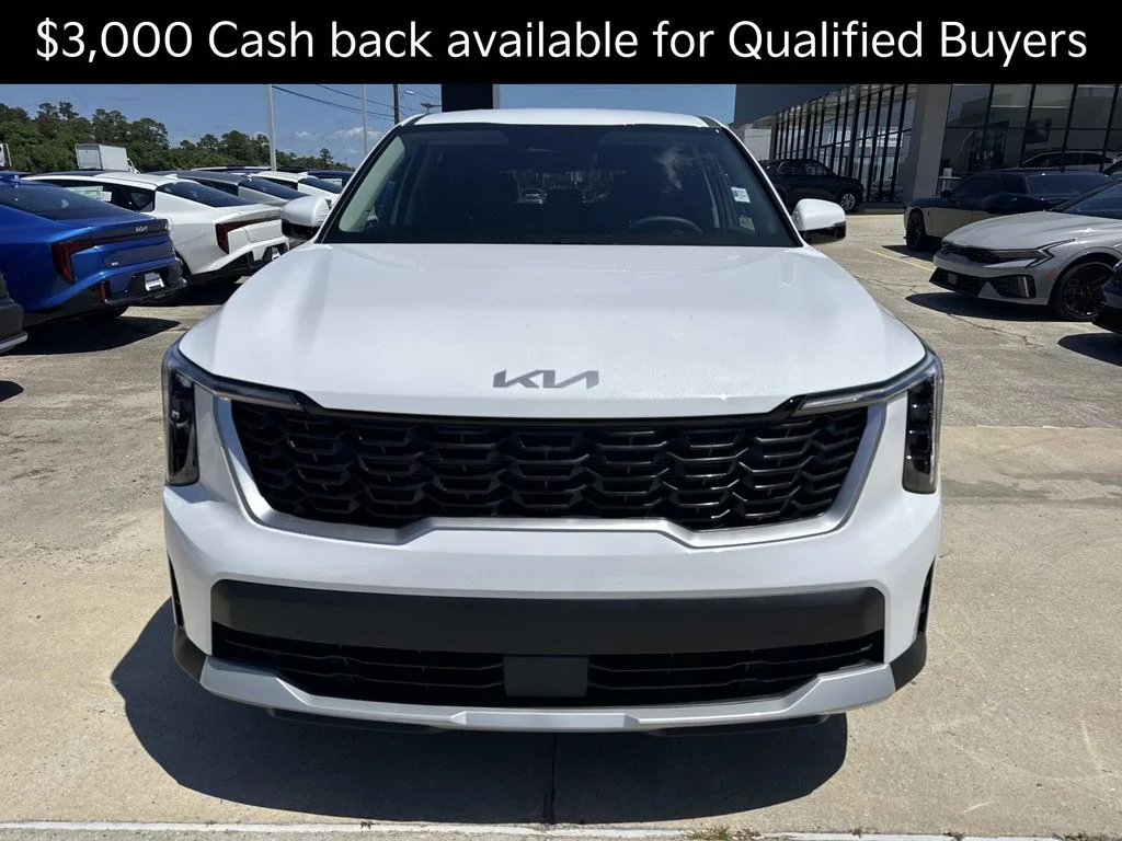 New 2026 Glacial White Pearl Kia LX image 2