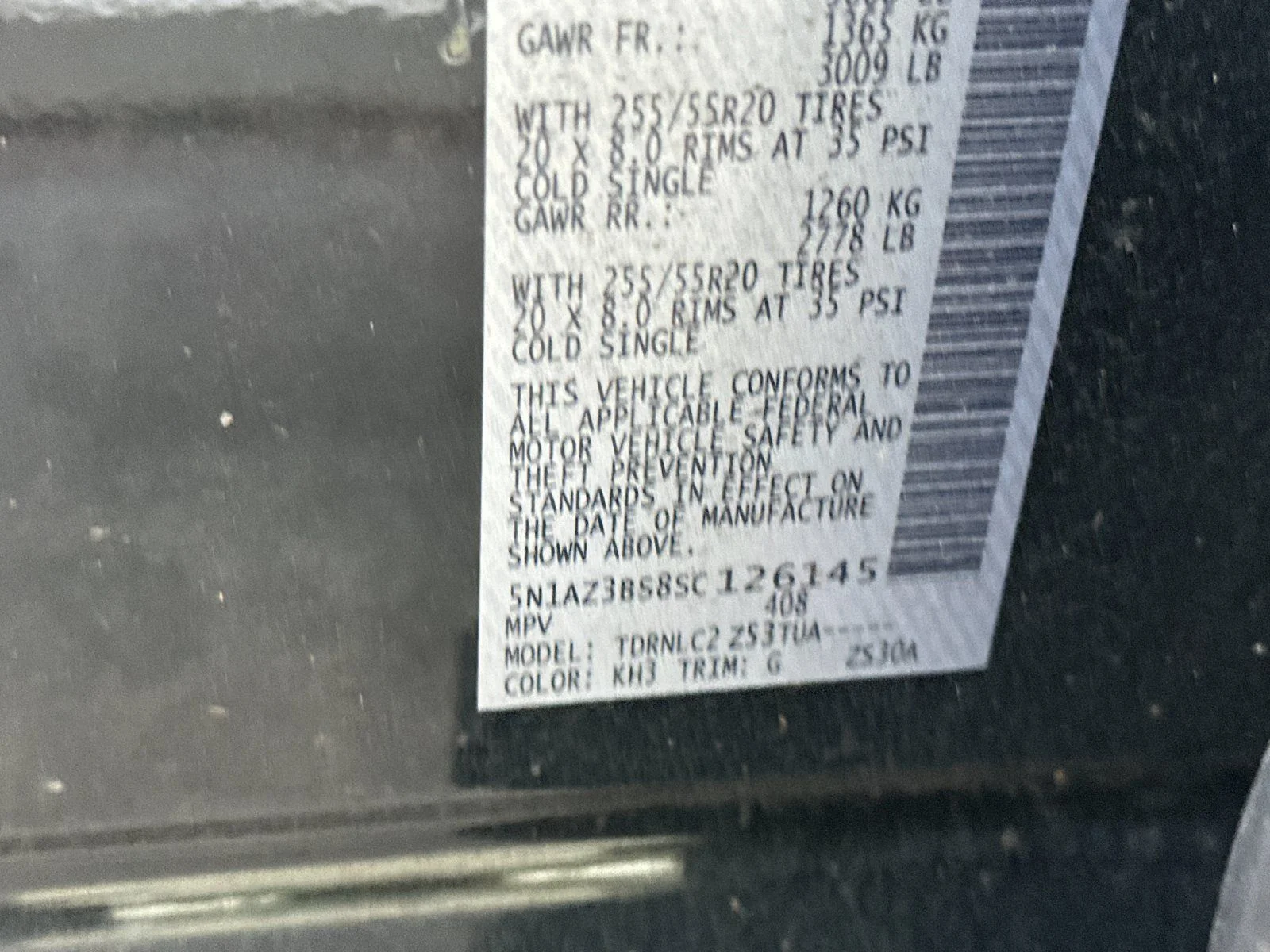 Used 2025 Super Black Nissan SV image 26