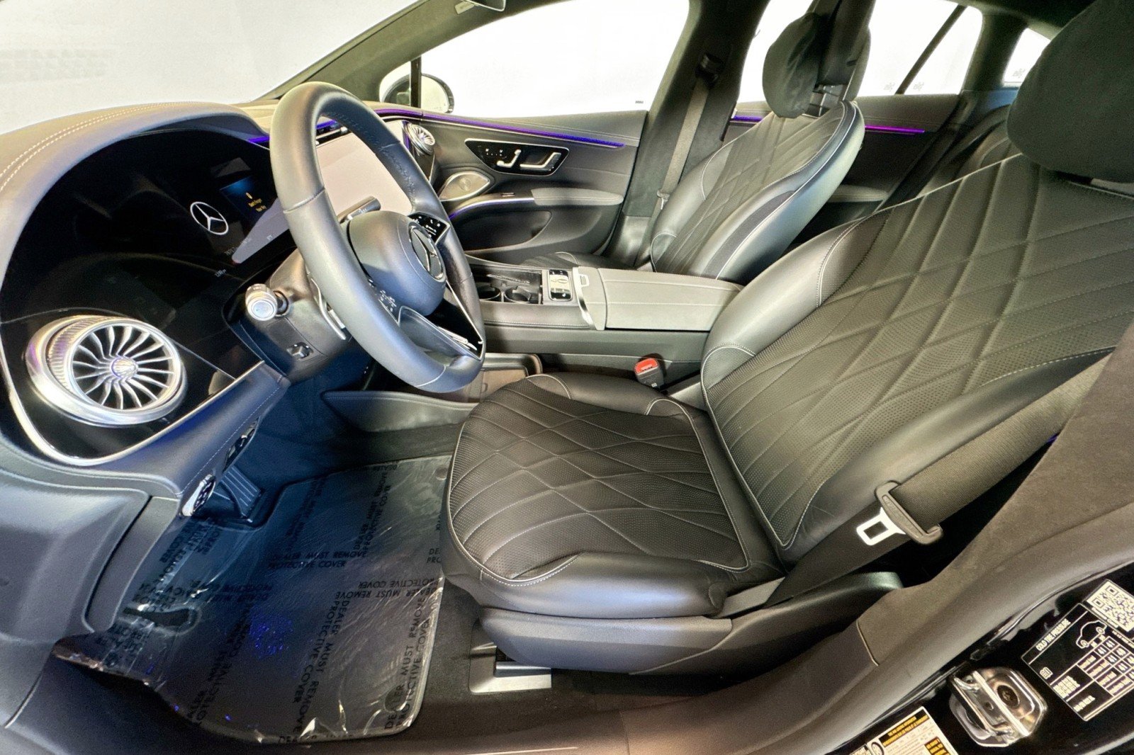 Certified Used 2023 Obsidian Black Metallic Mercedes-Benz EQS 580 4MATIC® Sedan image 19