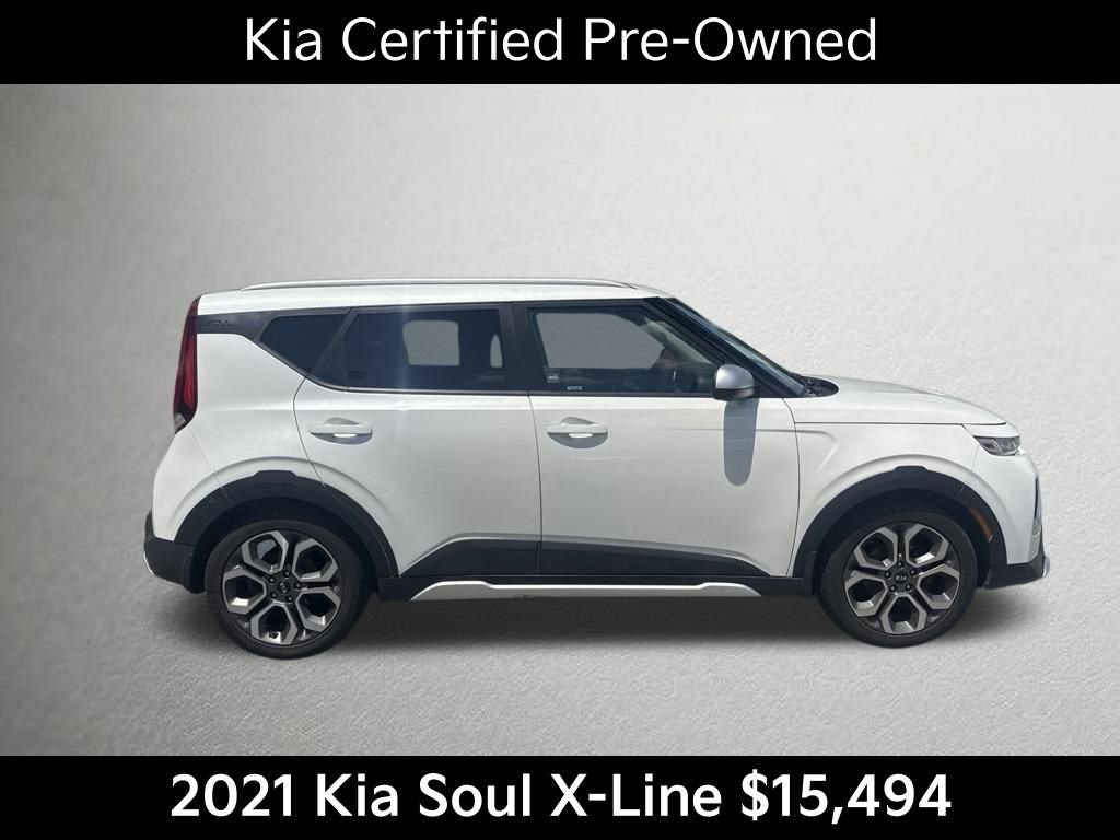 Certified 2021 Kia Soul X-Line with VIN KNDJ23AU1M7769315 for sale in Elizabethtown, KY