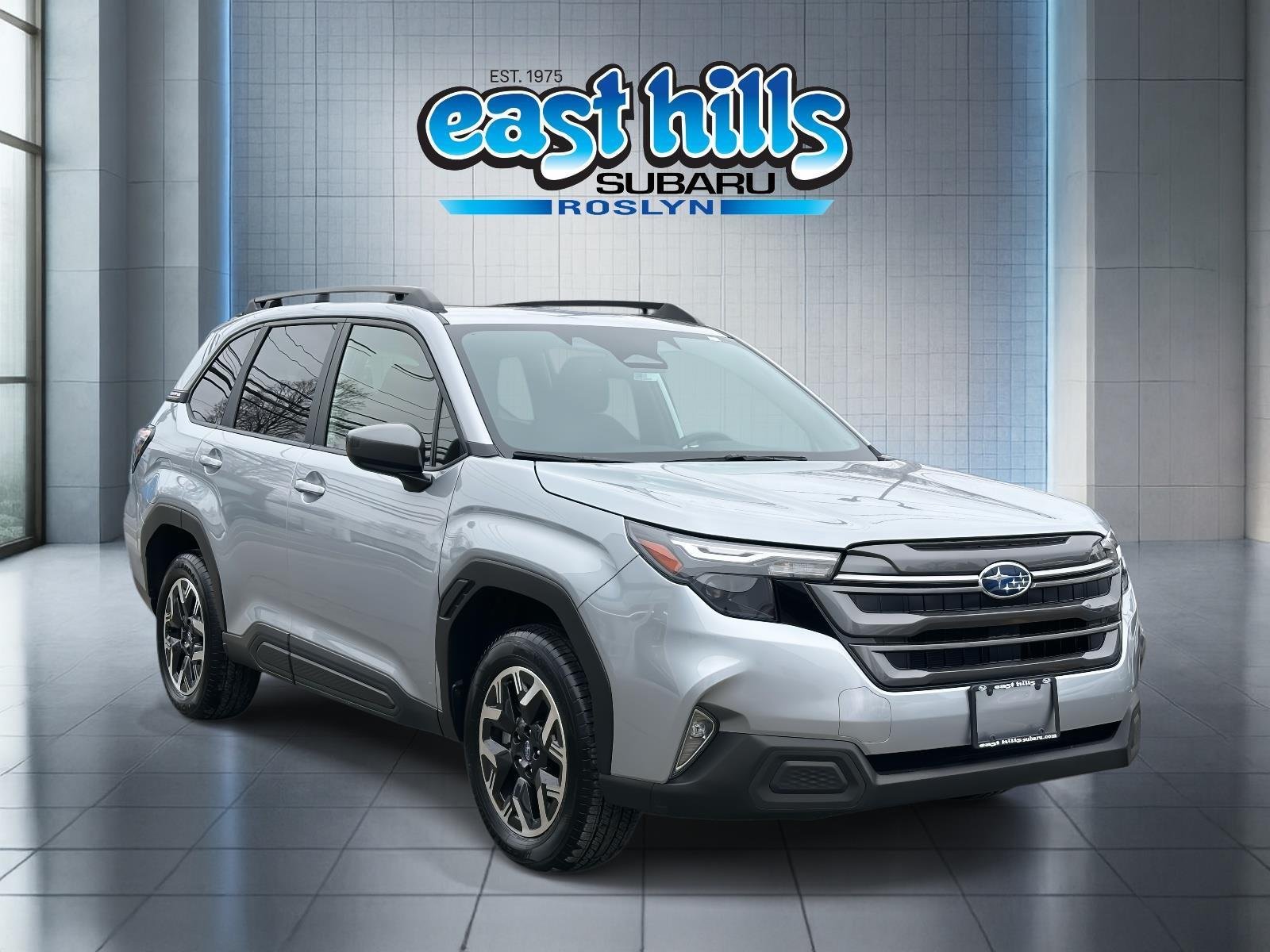 Silver 2025 Subaru Forester Premium Crossover AWD SUV / Crossover All-Wheel Drive Automatic