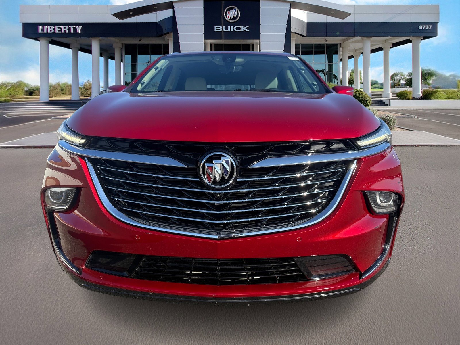 Used 2023 Cherry Red Tintcoat Buick Premium image 8