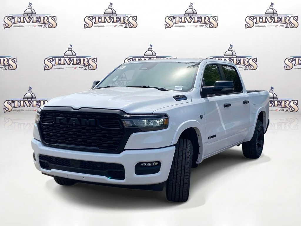 New 2026 Bright White Clear-Coat Exterior Paint RAM Big Horn/Lone Star image 3