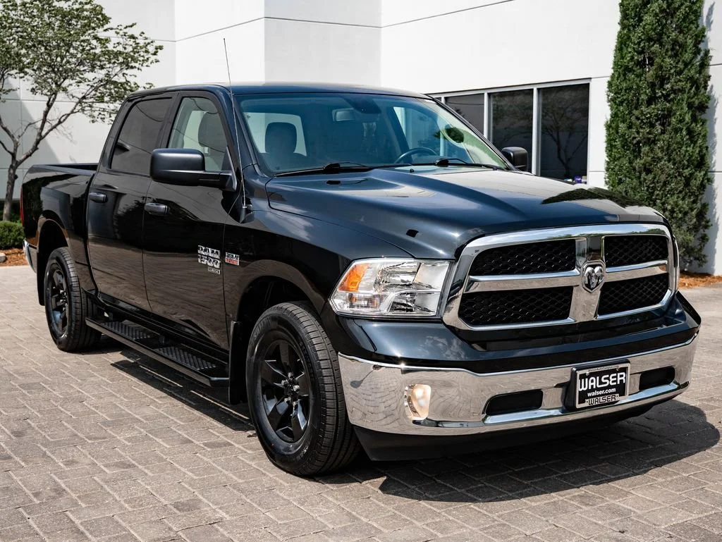 Used 2023 Diamond Black Crystal Pearlcoat Ram Tradesman image 12