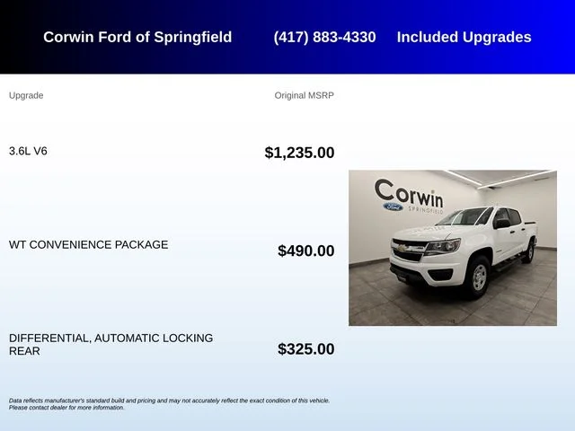 Used 2016 Summit White Chevrolet Work Truck image 5