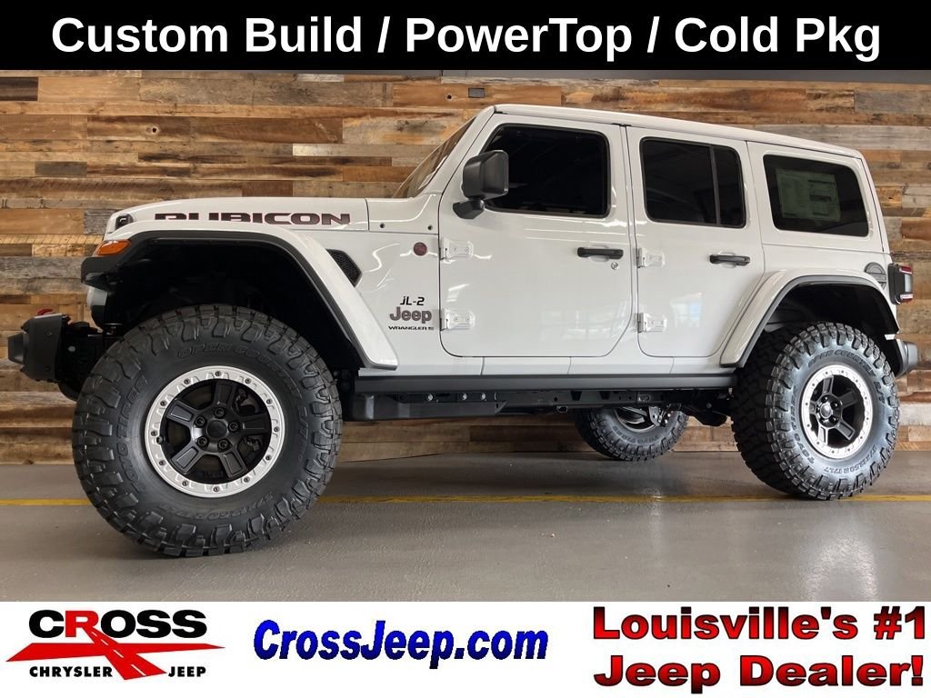 New 2026 Bright White Clear-Coat Exterior Paint Jeep Rubicon X image 1