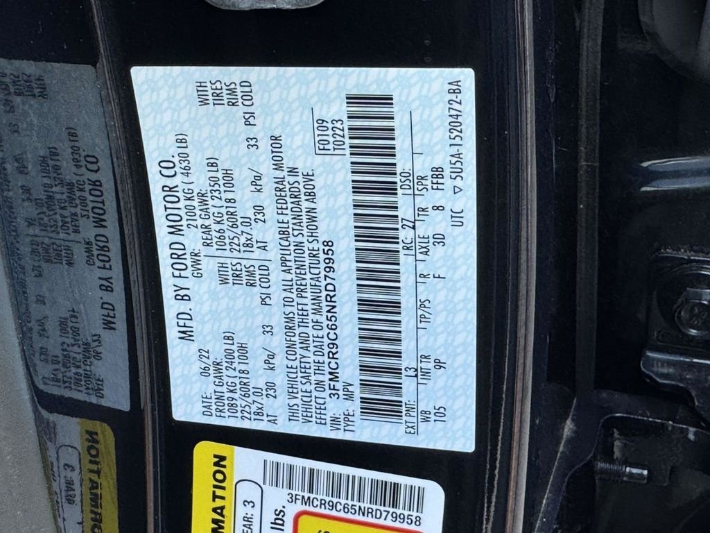 Used 2022 Blue Ford Outer Banks image 29