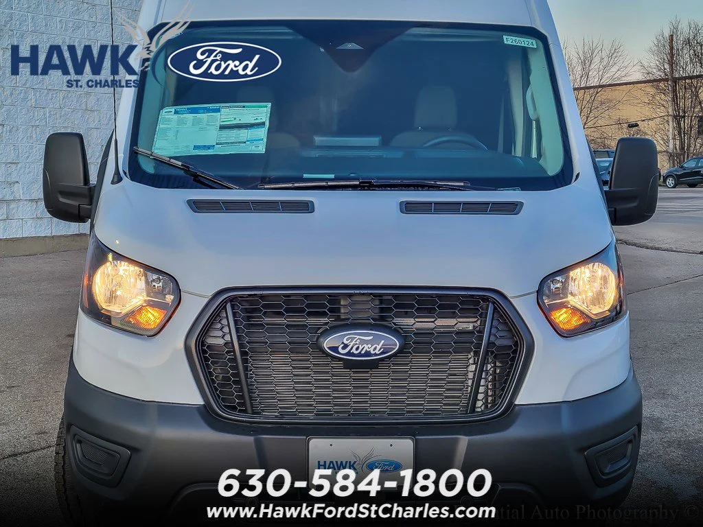 New 2026 Oxford White Ford Cargo Van image 3
