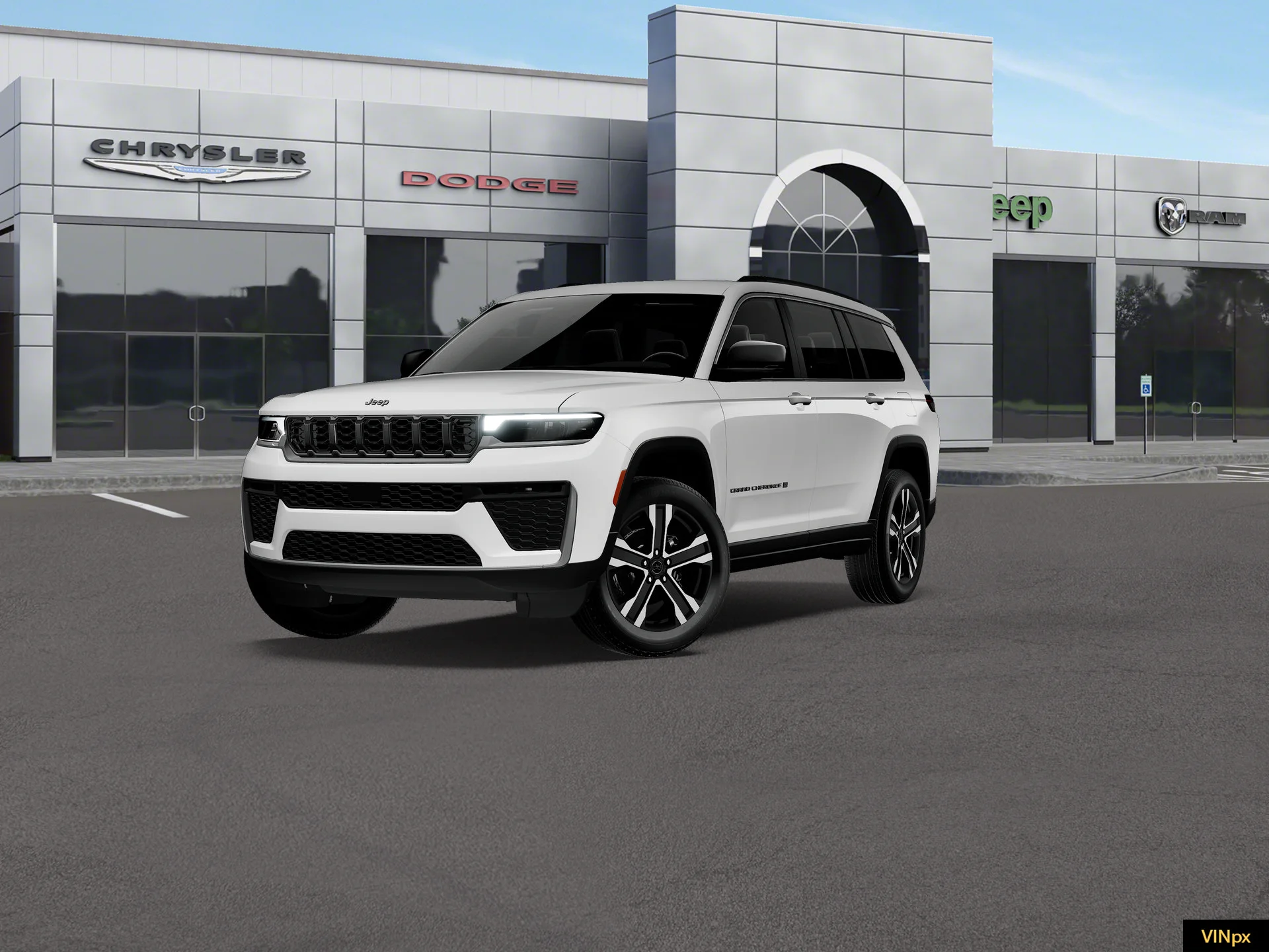 New 2027 Bright White Clear-Coat Paint Jeep Limited image 1