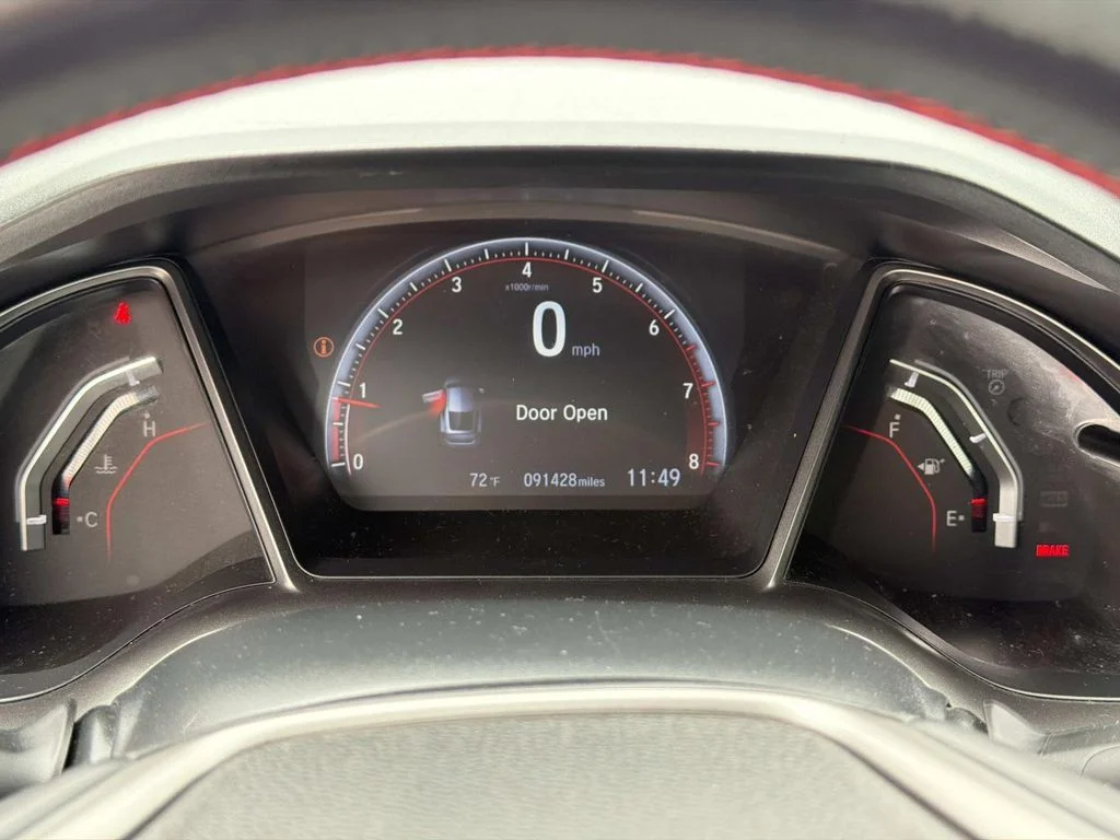 Used 2020 Platinum White Pearl Honda Si image 7