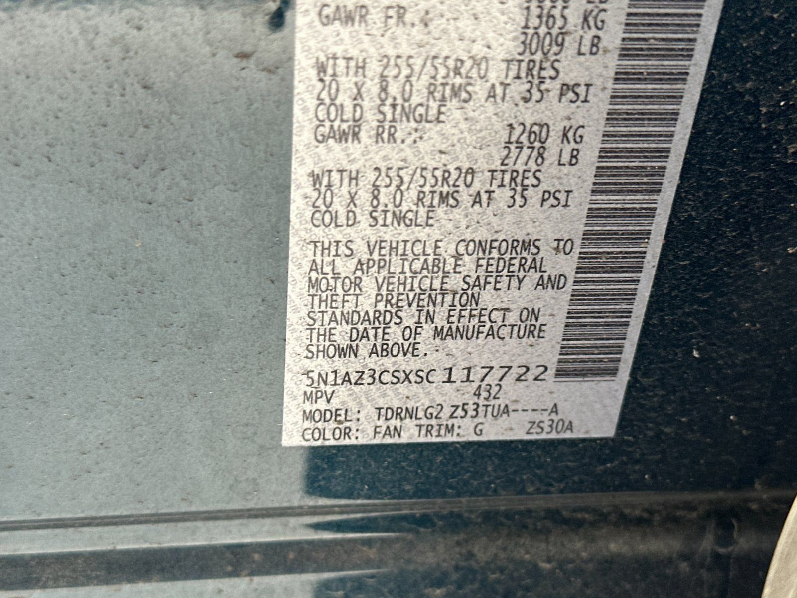 Used 2025 Aurora Blue Pearl Metallic Nissan SL image 26