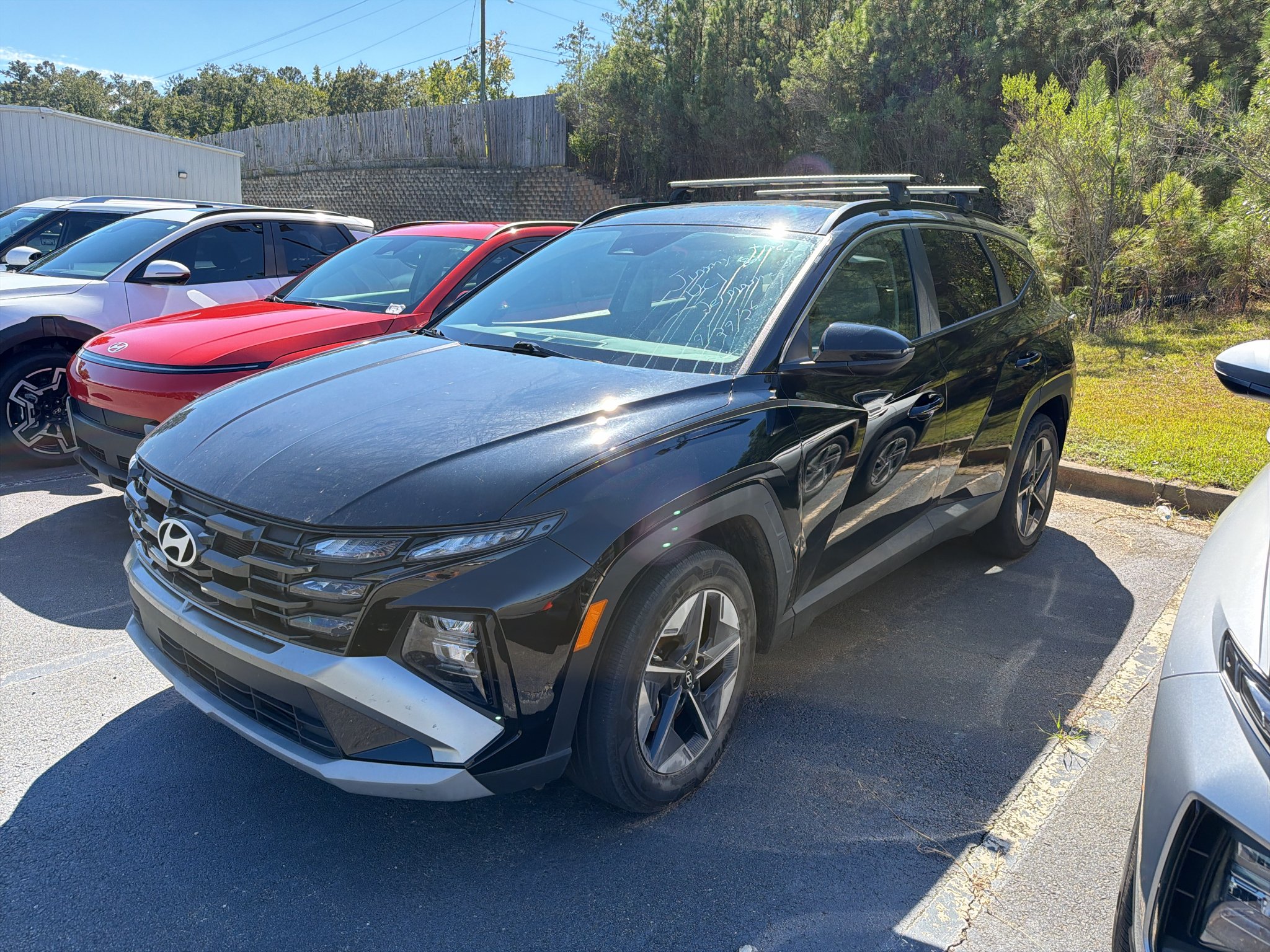 Certified Used 2025 Black Pearl Hyundai SEL image 1