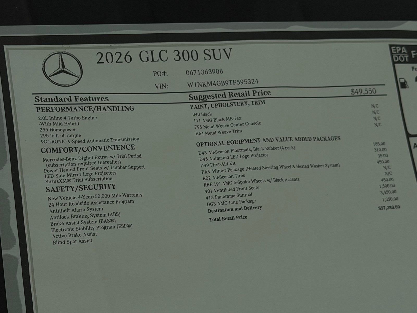 New 2026 Black Mercedes-Benz GLC 300 image 23