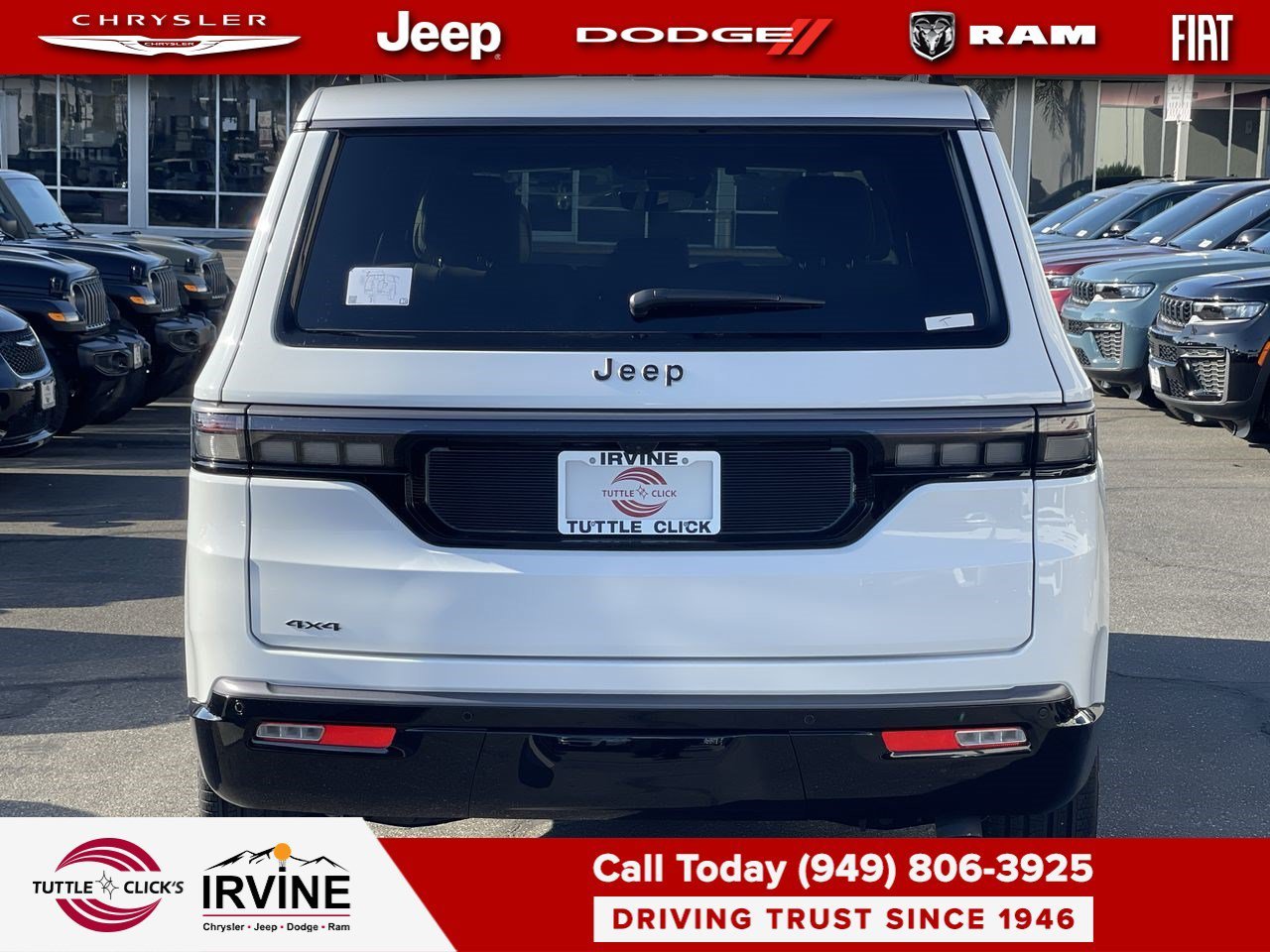 New 2026 Bright White Clear-Coat Exterior Paint Jeep Limited Reserve image 5