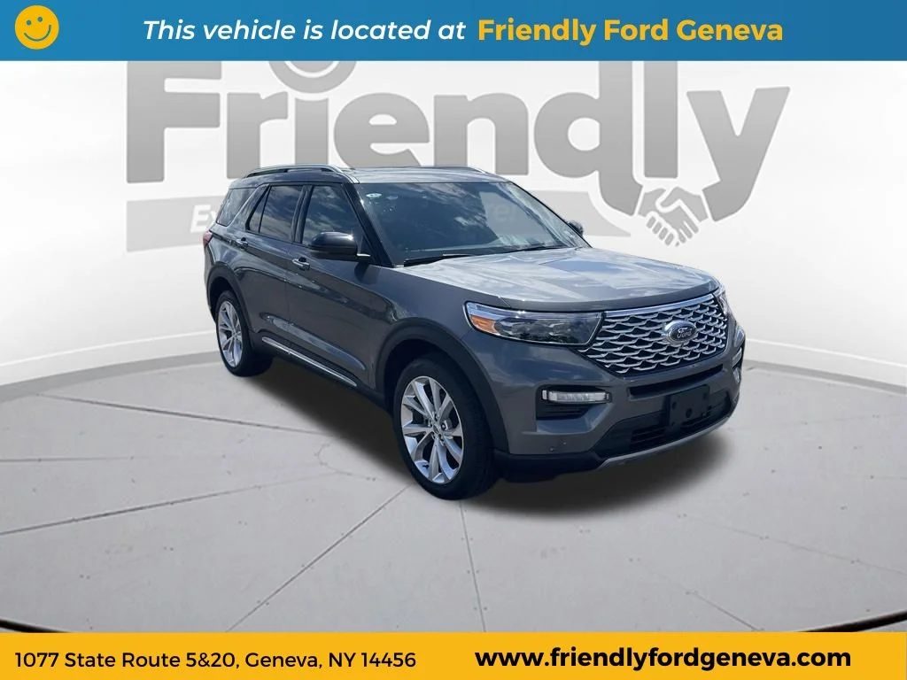 Used 2023 Gray Metallic Ford Platinum image 3